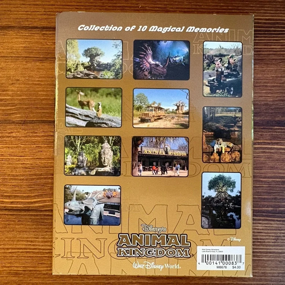 Disney Animal Kingdom Postcard Set 10 Magical Memories Walt Disney World
